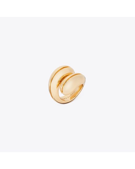 Tory Burch Metallic Pierced Ring