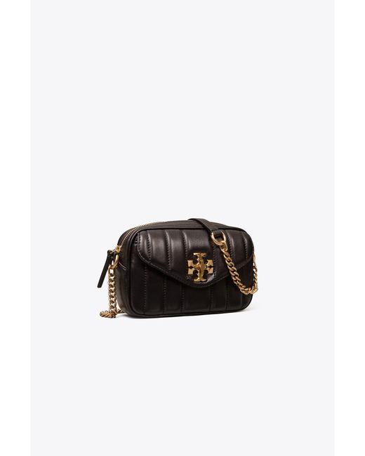 Tory Burch Leather Mini Kira Camera Bag in Black Lyst