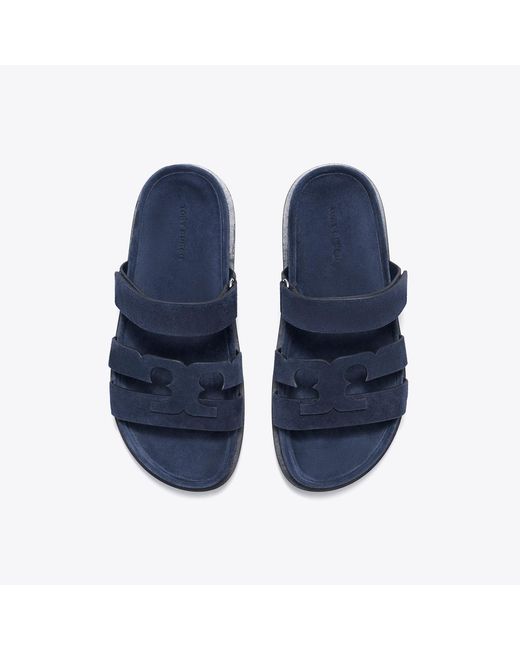 Tory Burch Blue Ines Sport Slide