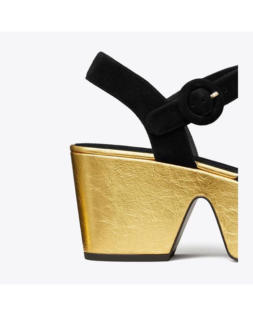 Tory Burch Black Platform Sandal