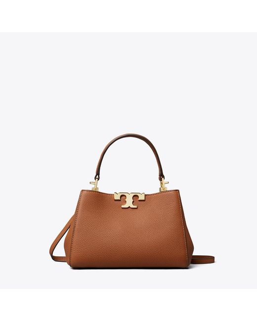 Tory Burch Brown Mini Eleanor Soft Satchel