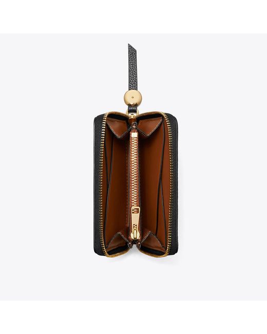 Tory Burch Black Medium Romy Wallet