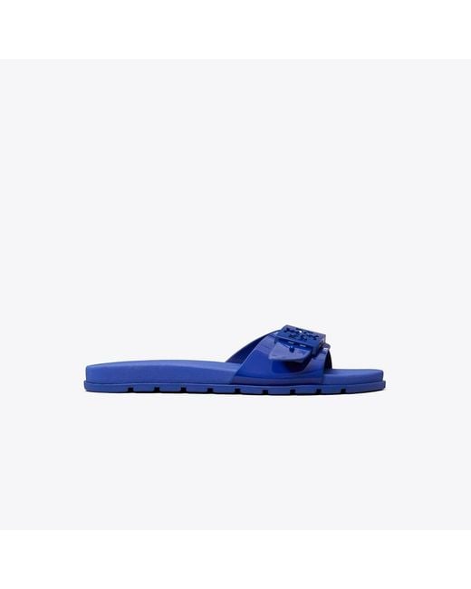 Tory Burch Blue Mellow Slide