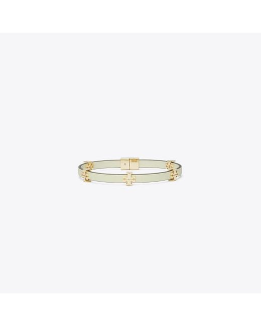 Tory Burch White Eleanor Bio Bracelet