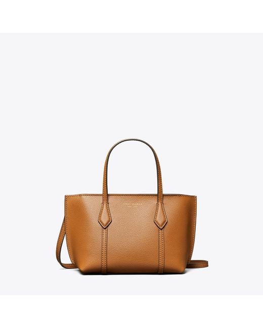 Tory Burch Brown Mini Perry Tote, One Size