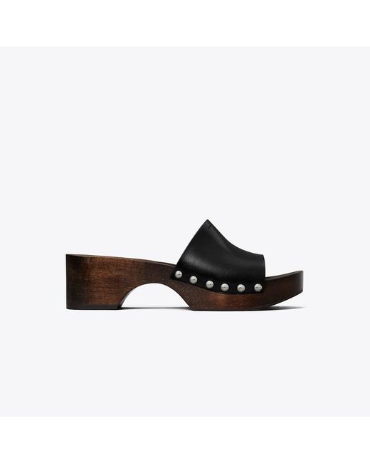 Tory Burch Black Sandal Clog