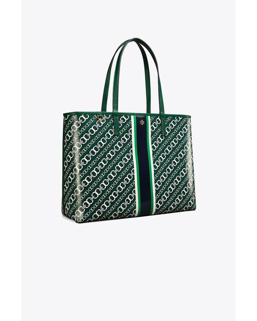 Totes bags Tory Burch - Gemini Link green patterned tote bag