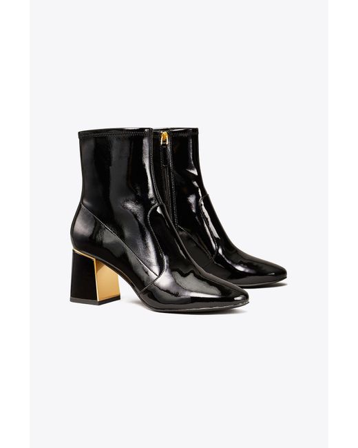 Tory Burch Gigi 70mm Ankle Boots in Black | Lyst