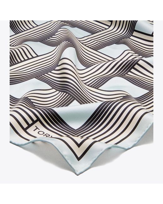 Tory Burch Metallic Gradual Stripe Neckerchief