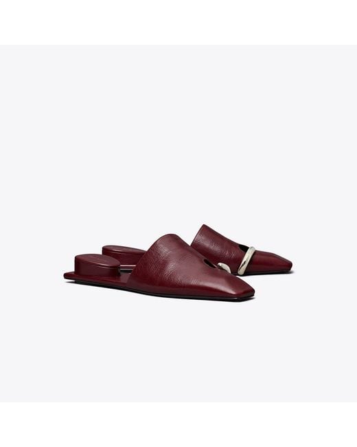Tory Burch Brown Pierced Mule