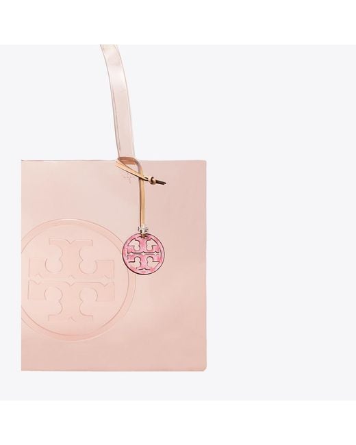 Tory Burch Pink Miller Logo Bag Charm