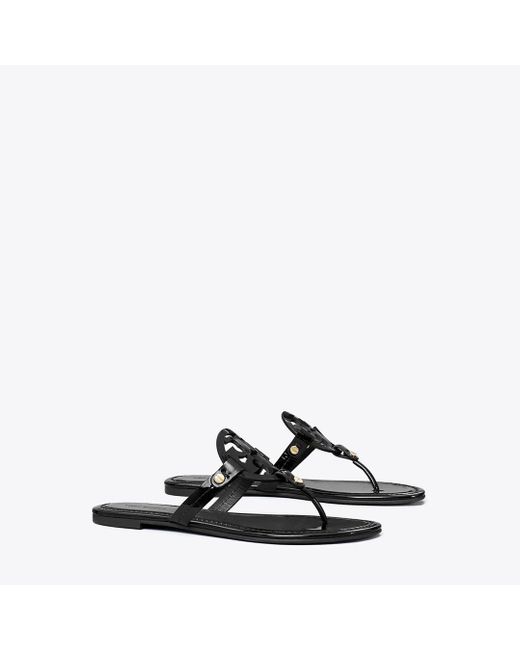 Tory Burch Black Miller Patent Sandal