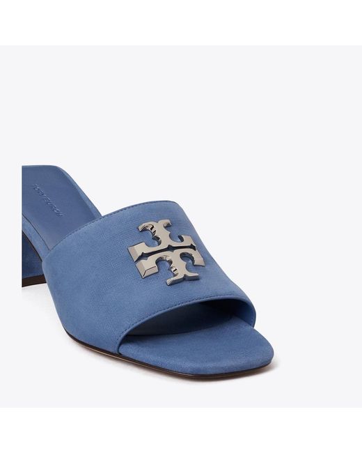Tory Burch Blue Eleanor Heeled Sandal