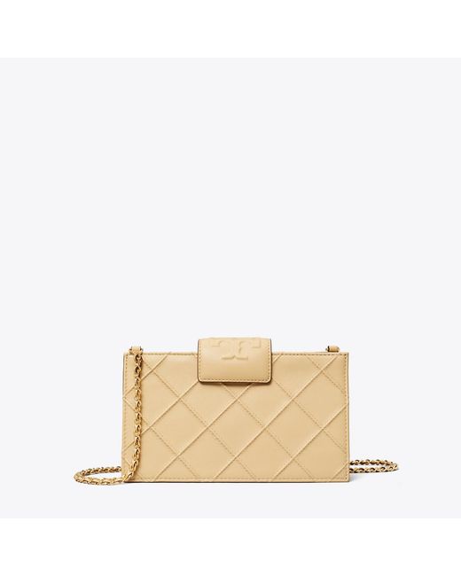 Tory Burch Natural Mini Fleming Crossbody, One Size