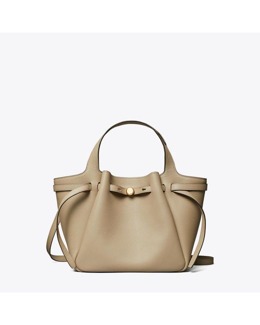 Tory Burch Metallic Small Romy Tote, One Size