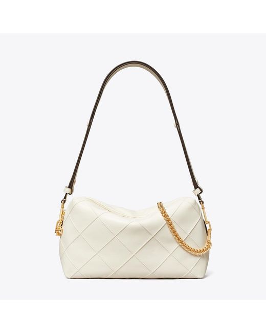 Tory Burch Natural Large Fleming Soft Crossbody Bag