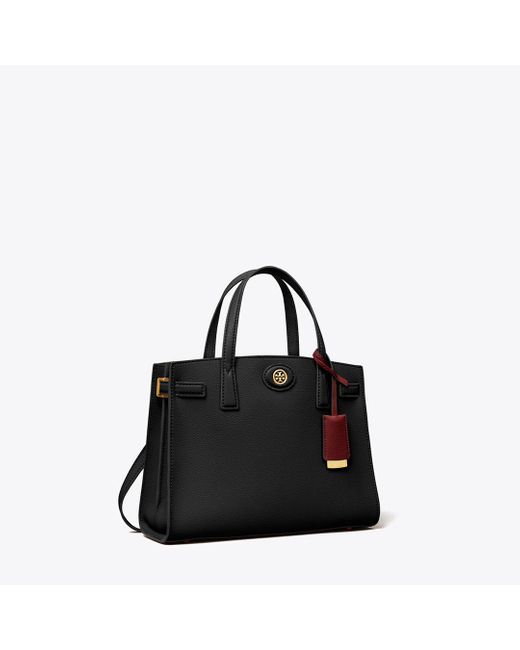 Tory Burch Black Small Robinson Satchel