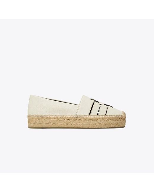 Tory Burch Natural Ines Platform Espadrille