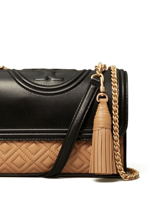 Tory Burch Fleming Color block Small Convertible Shoulder Bag in