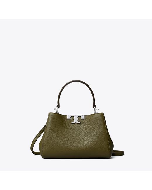 Tory Burch Green Mini Eleanor Soft Satchel, One Size