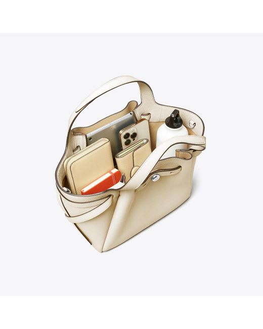 Tory Burch White Small Romy Tote, One Size