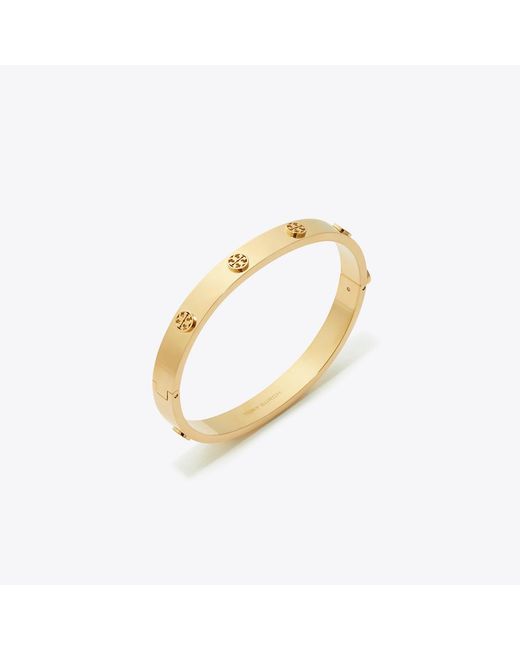 Tory Burch Metallic Icon Hinge Bracelet
