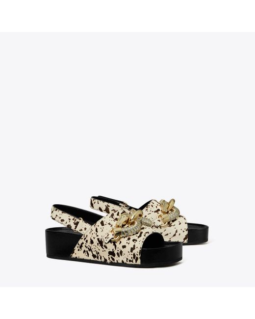 Tory Burch Black Jessa Platform Sandal