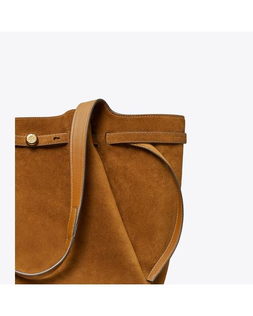 Tory Burch Brown Romy Suede Tote