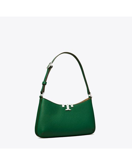 Tory Burch Green Eleanor Soft Slim Shoulder Bag, One Size