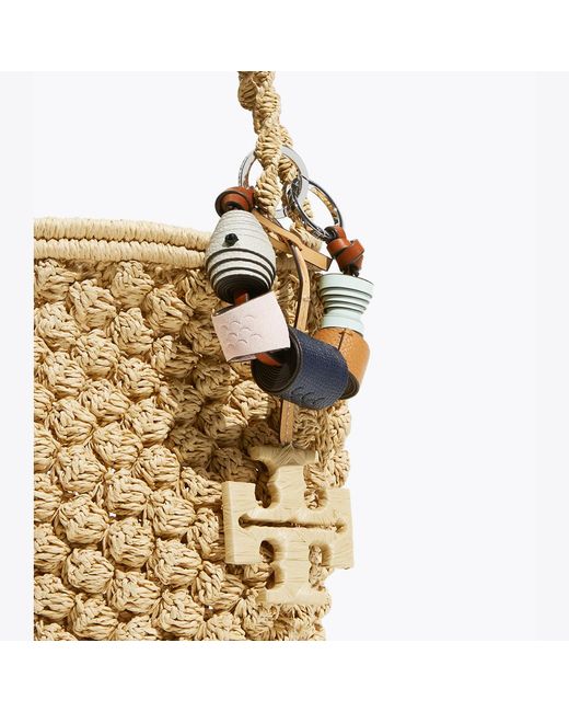 Tory Burch Metallic Fish Bag Charm