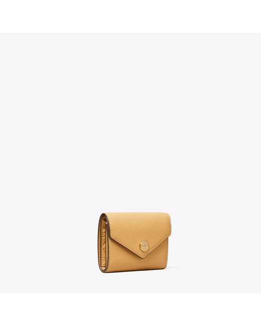 Tory Burch Metallic Small Pebble Envelope Wallet, One Size