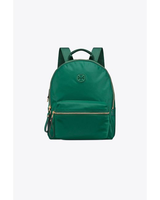Tory Burch Green Tilda Zip Backpack