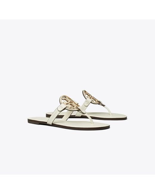 Tory Burch White Metal Miller Sandal for men
