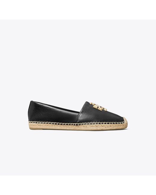 Tory Burch Black Eleanor Espadrille