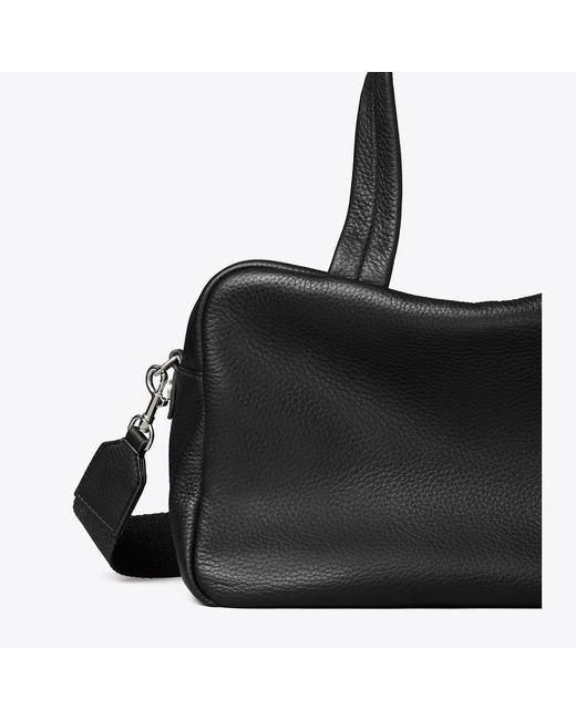 Tory Burch Black Leather Satchel, One Size