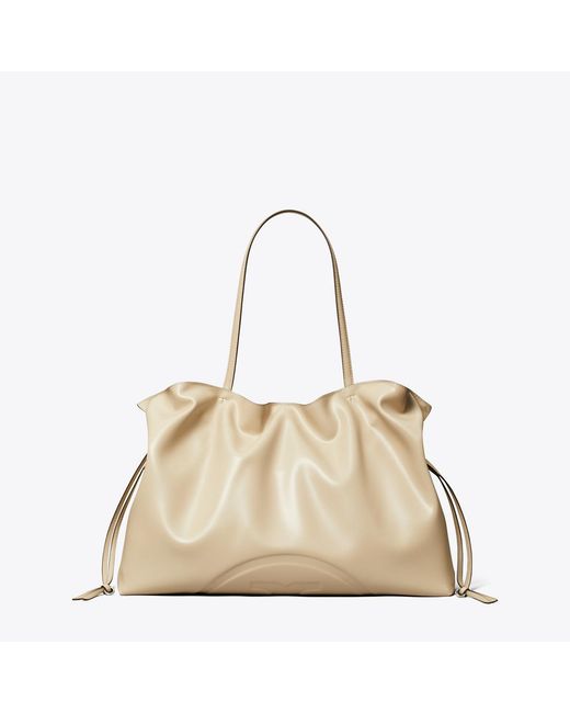 Tory Burch Natural Ella Natuura Drawstring Tote