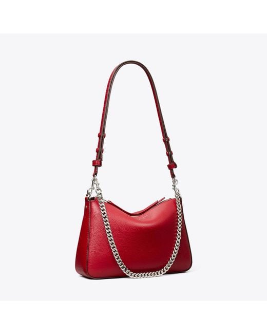 Tory Burch Red Small Perry Shoulder Bag