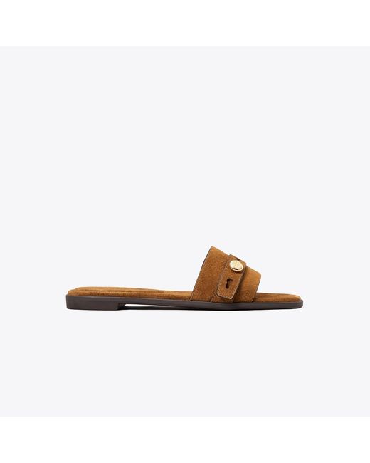 Tory Burch Brown Romy Slide