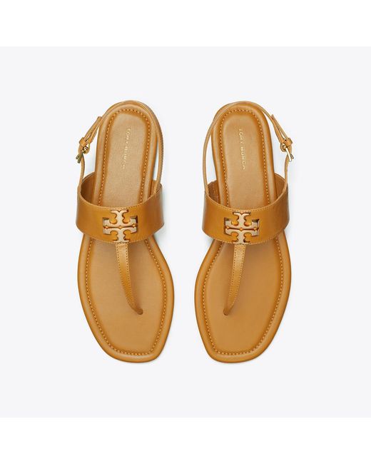 Tory Burch Metallic Eleanor T-Strap Sandal