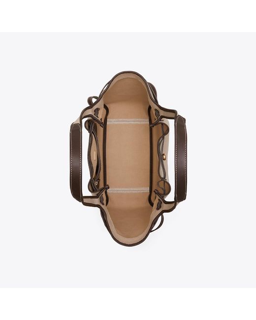 Tory Burch Natural Romy Canvas Tote