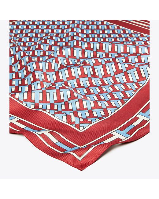 Tory Burch Red Two For T Neckerchief