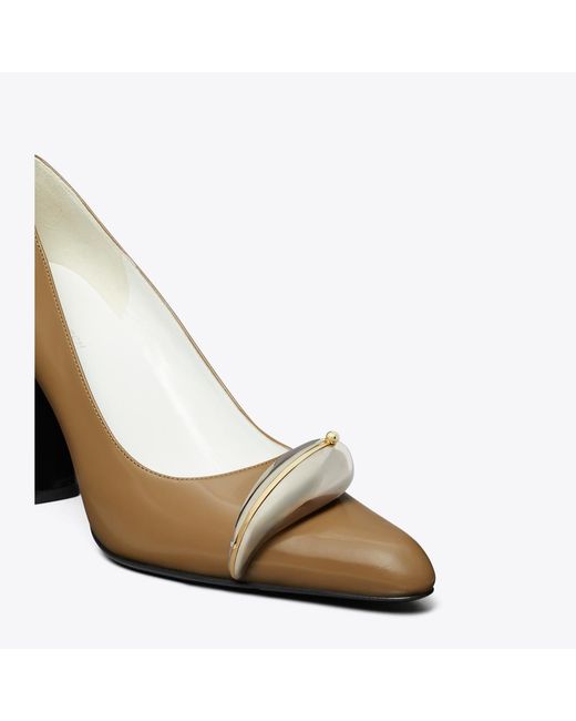 Tory Burch Metallic Pierced Pump
