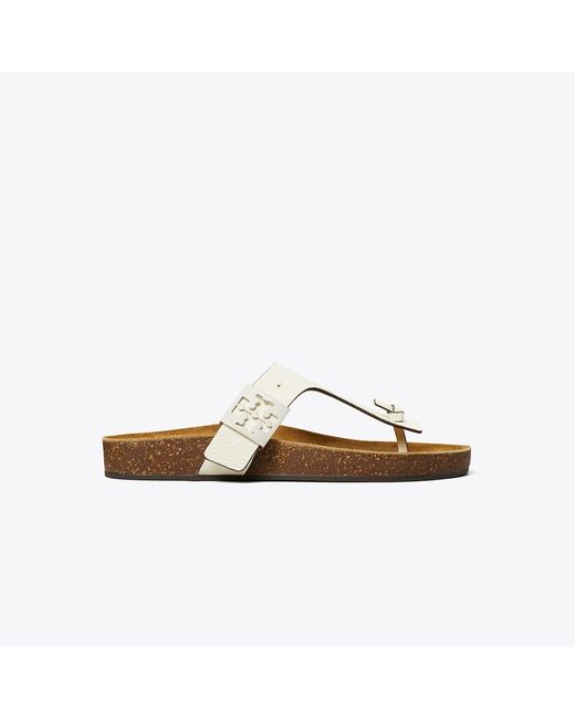 Tory Burch Brown Mellow T-Strap Sandal