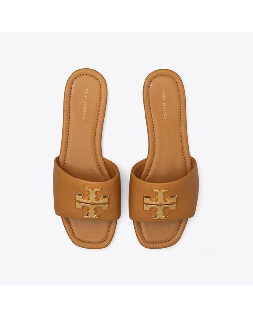 Tory Burch Brown Eleanor Slide