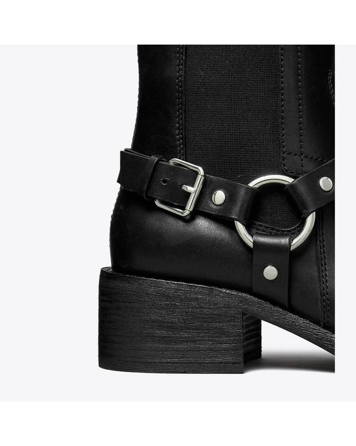 Tory Burch Black Moto Boot