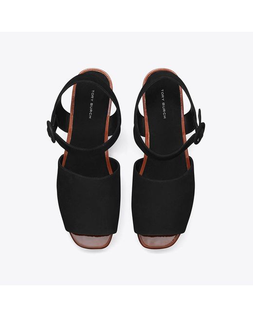 Tory Burch Black Platform Sandal