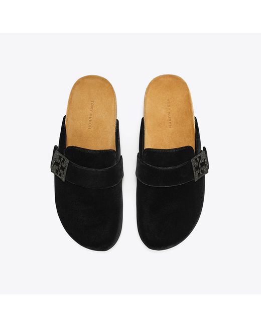 Tory Burch Black Mellow Pavé Mule