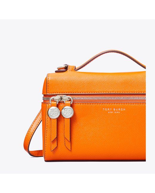 Tory Burch Orange Slim Romy Top Handle