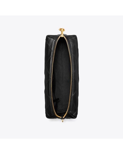 Tory Burch Black Large Fleming Soft Crossbody Bag