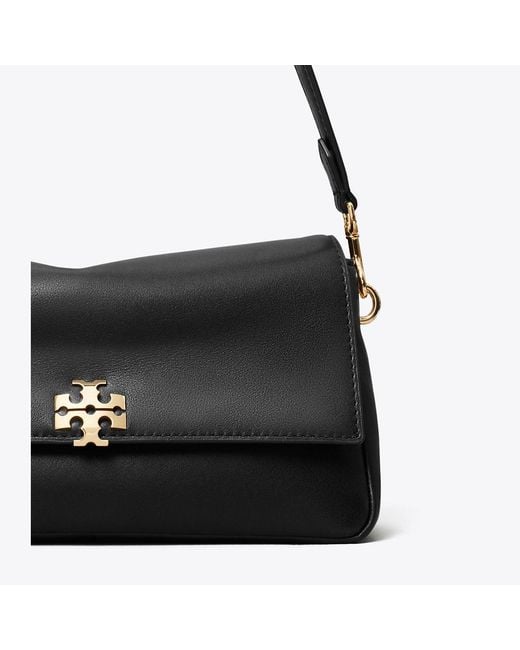 Tory Burch Black Small Charlie Shoulder Bag, One Size